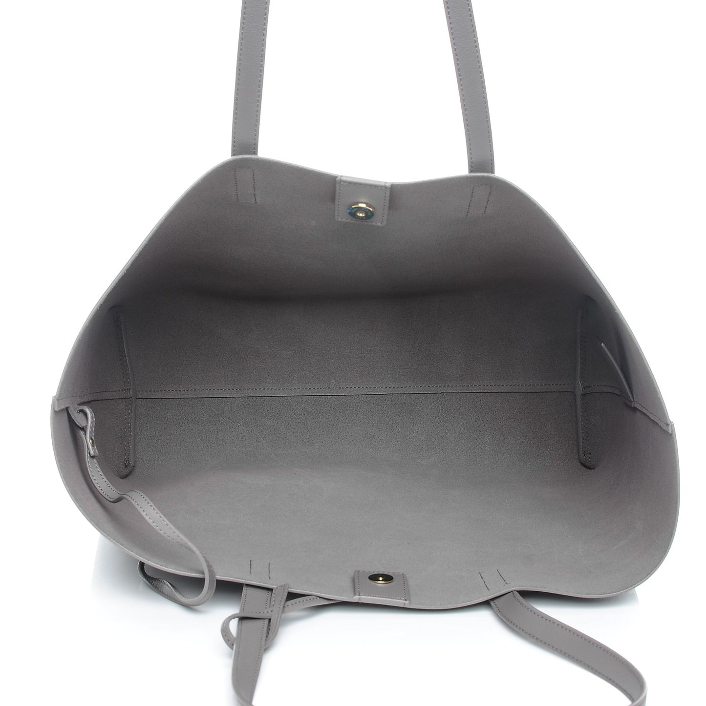 Calfskin Large Shopping Tote Fog