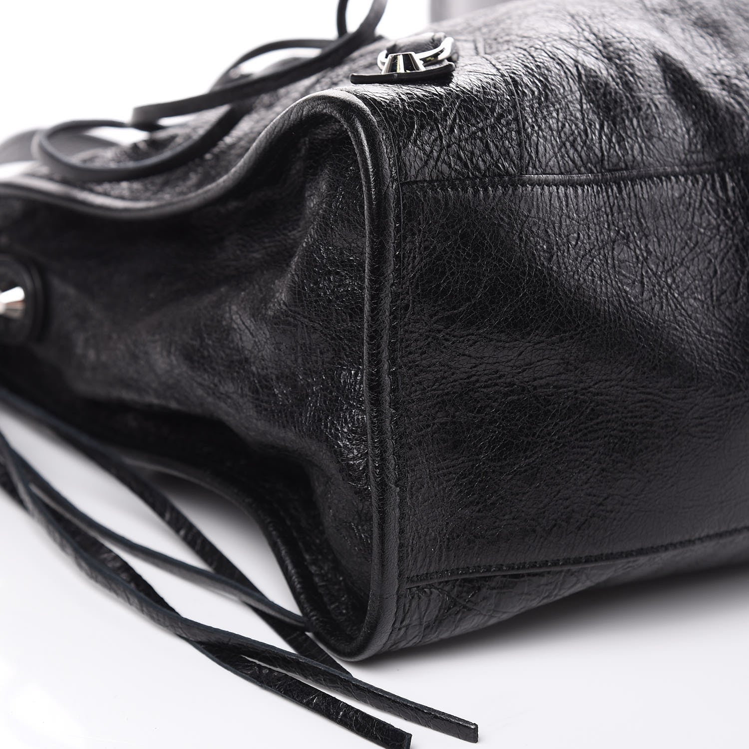 Balenciaga Agneau Classic Silver Hardware City Black 8 of 9