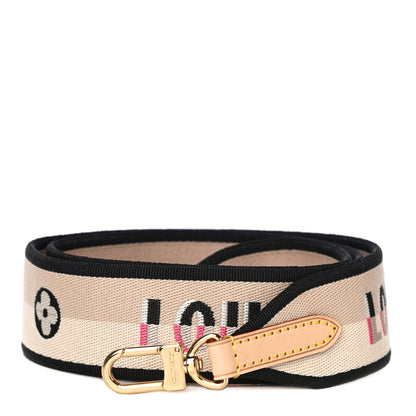 Louis Vuitton Jacquard Speedy Bandouliere 20 Shoulder Strap Black 1 of 5