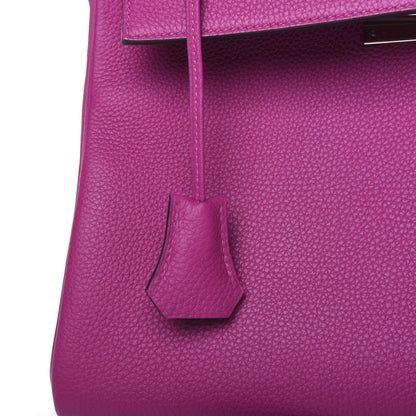 Hermes Togo Kelly Retourne 28 Rose Pourpre 37 of 42