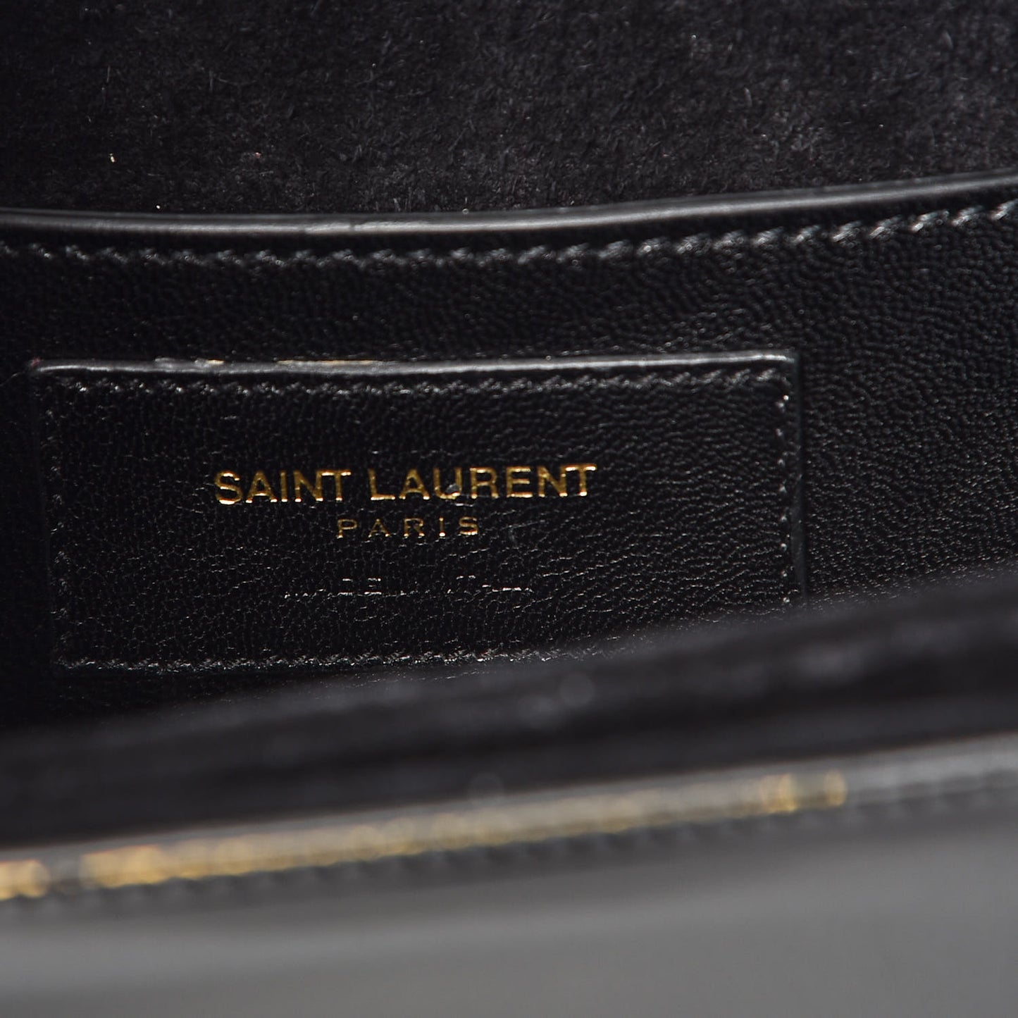 Patent Small Classic Lulu Bag Black