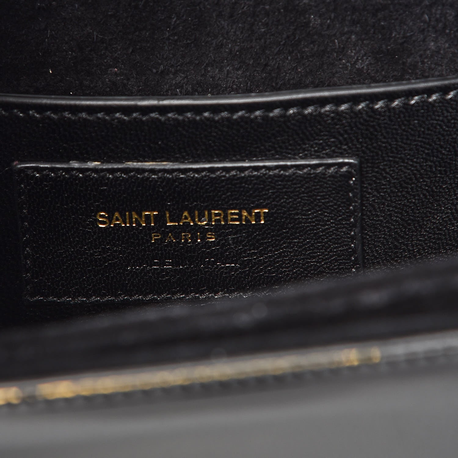 Saint Laurent Patent Small Classic Lulu Bag Black 7 of 11