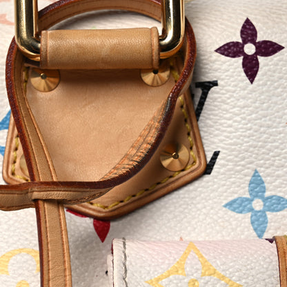 Louis Vuitton Monogram Multicolor Speedy 30 White 14 of 14