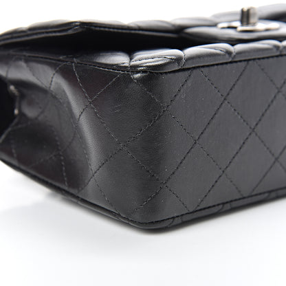 Chanel Lambskin Quilted Mini Rectangular Flap Black 8 of 11