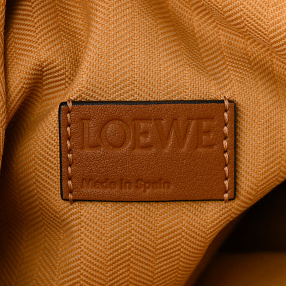 Loewe Metallic Lurex Pleated Bracelet Pouch Shoulder Bag Gold 6 of 10