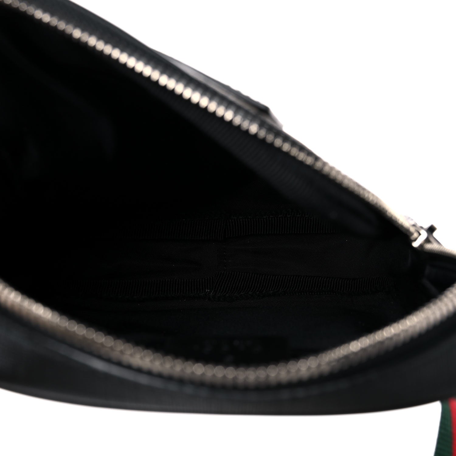 Gucci GG Supreme Monogram Web Belt Bag Black 5 of 16