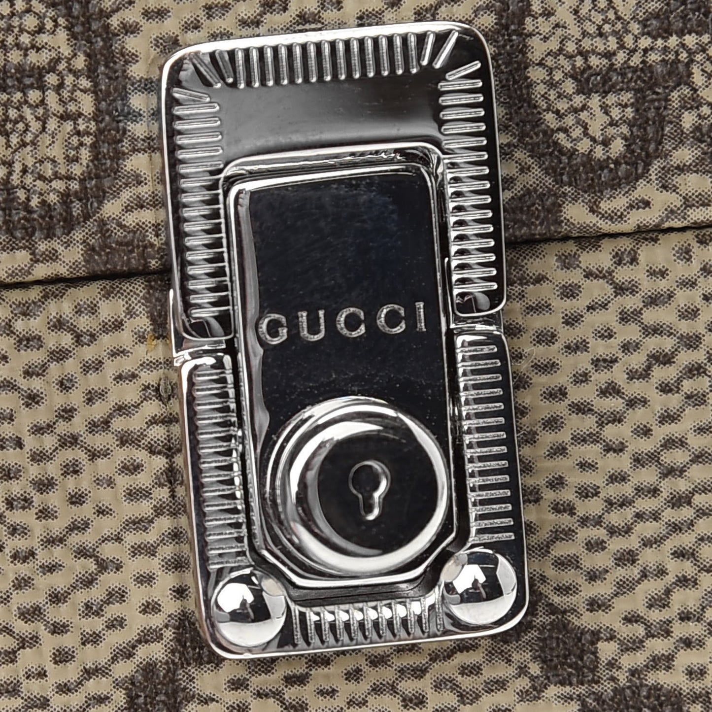 GG Supreme Monogram AirPods Pro Case Beige Ebony