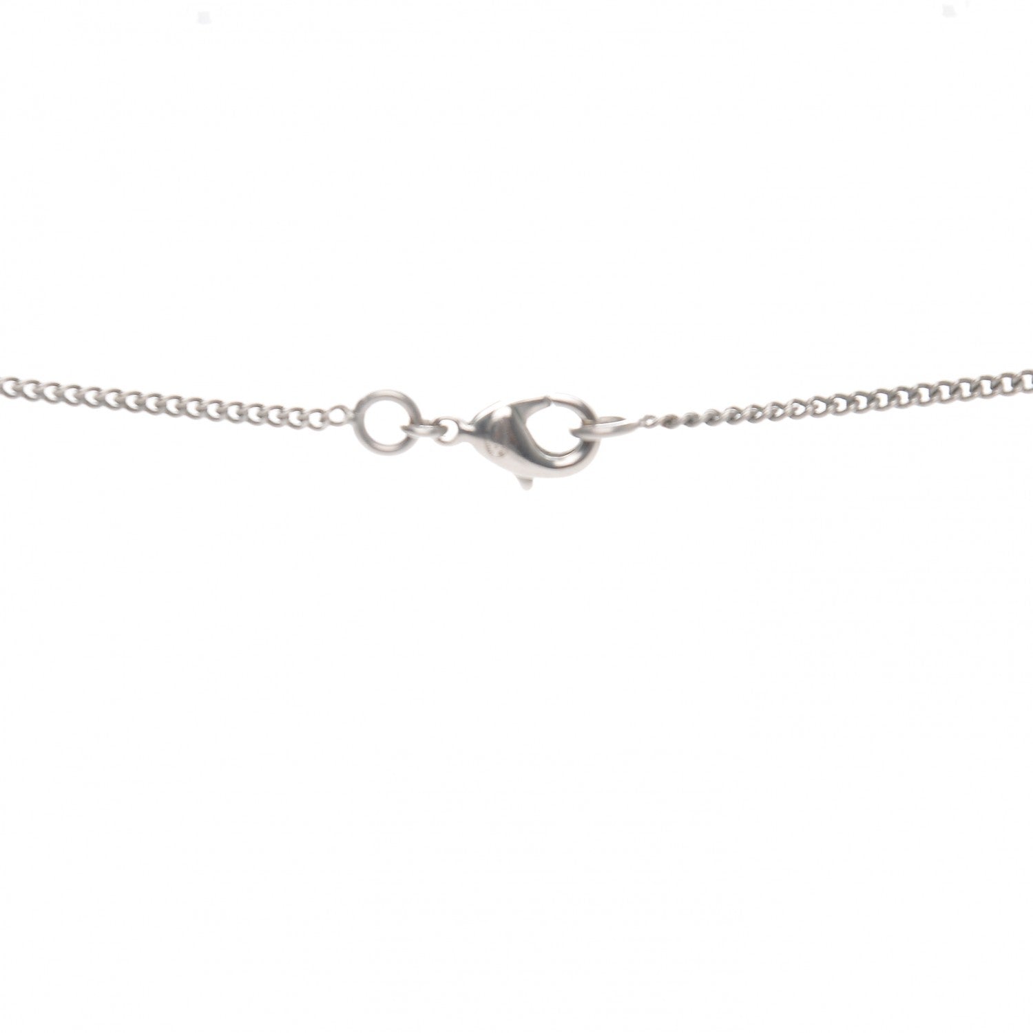Chanel Enamel CC Drop Necklace Ruthenium Black 4 of 5