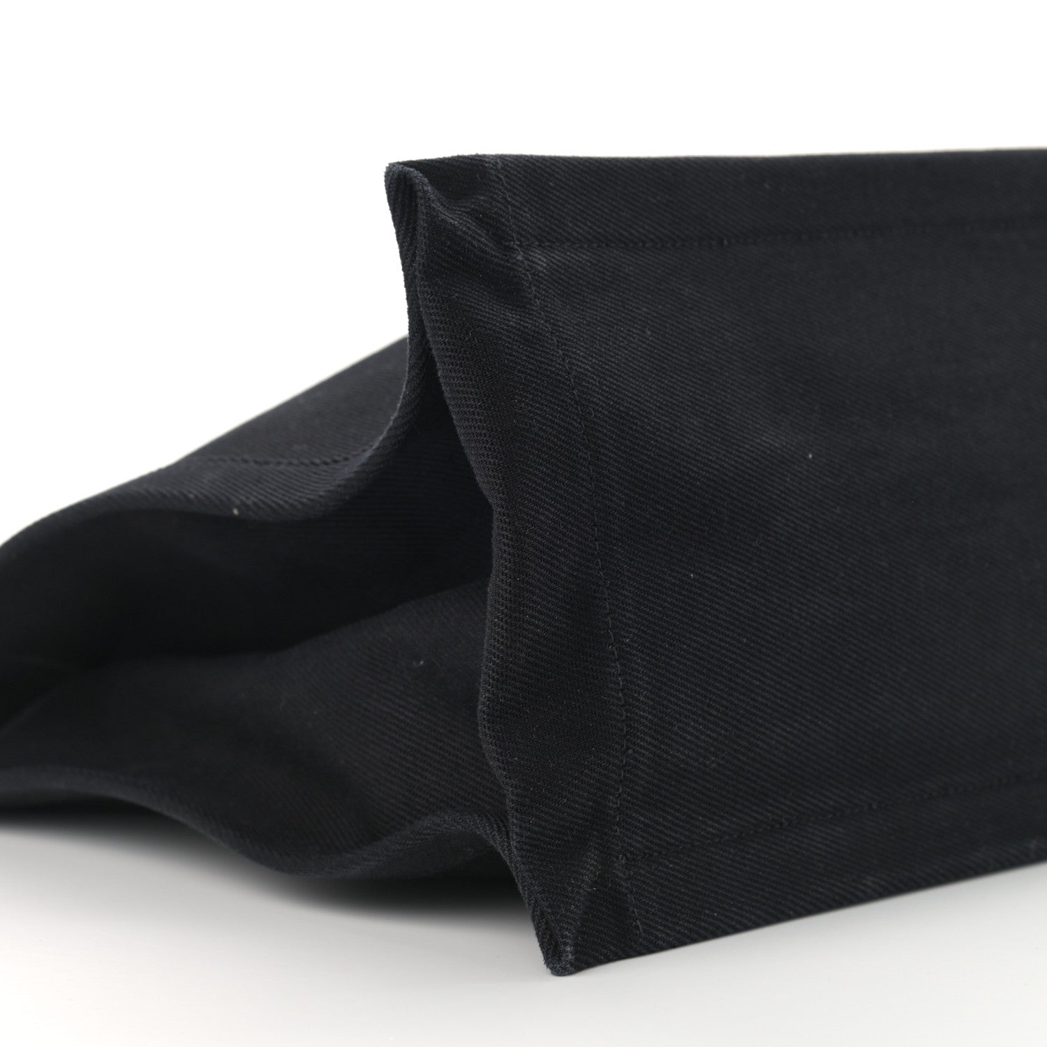 Saint Laurent Linen Calfskin Rive Gauche Tote Black 8 of 13