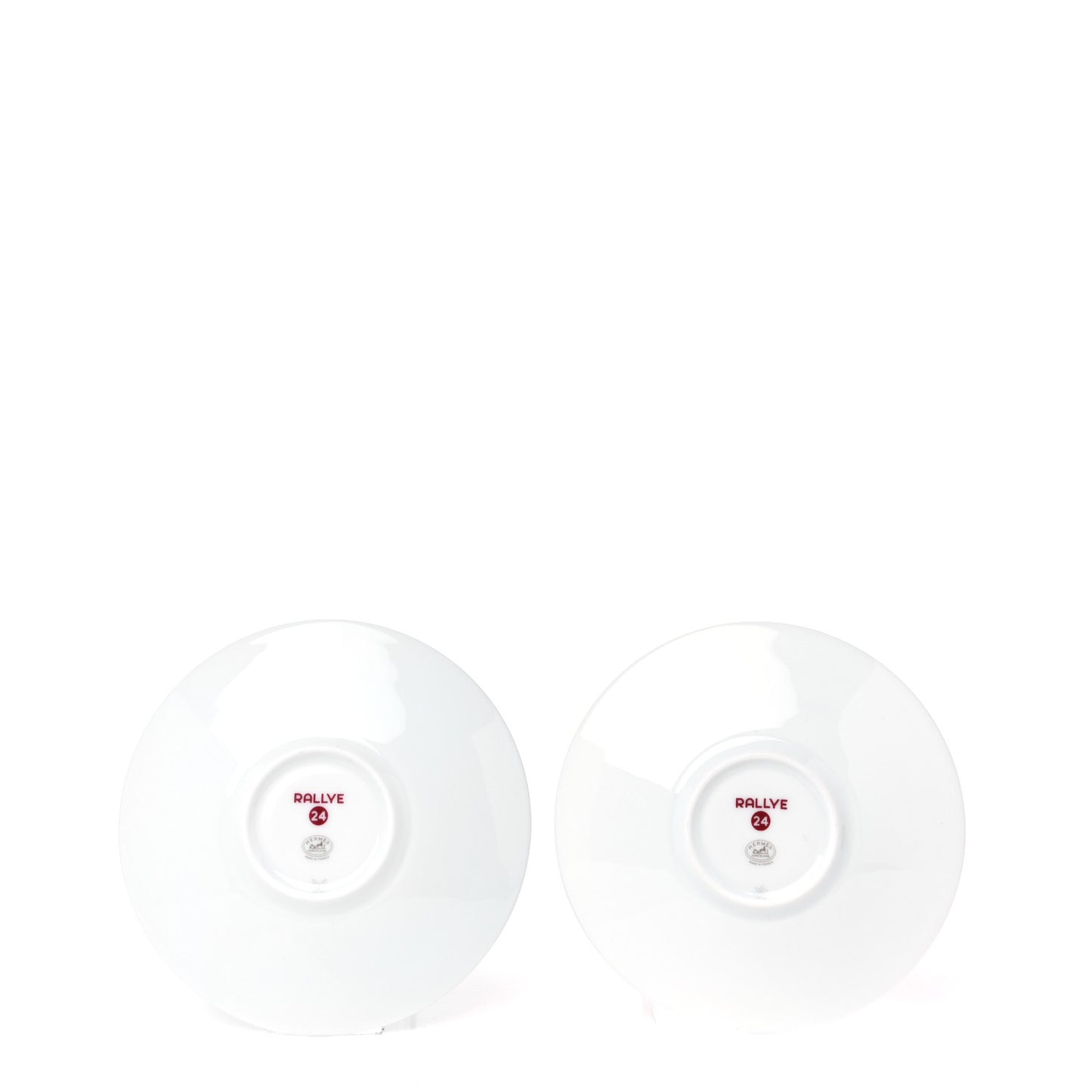 Porcelain Rallye 24 Coffee Cup And Saucer Set Of 2