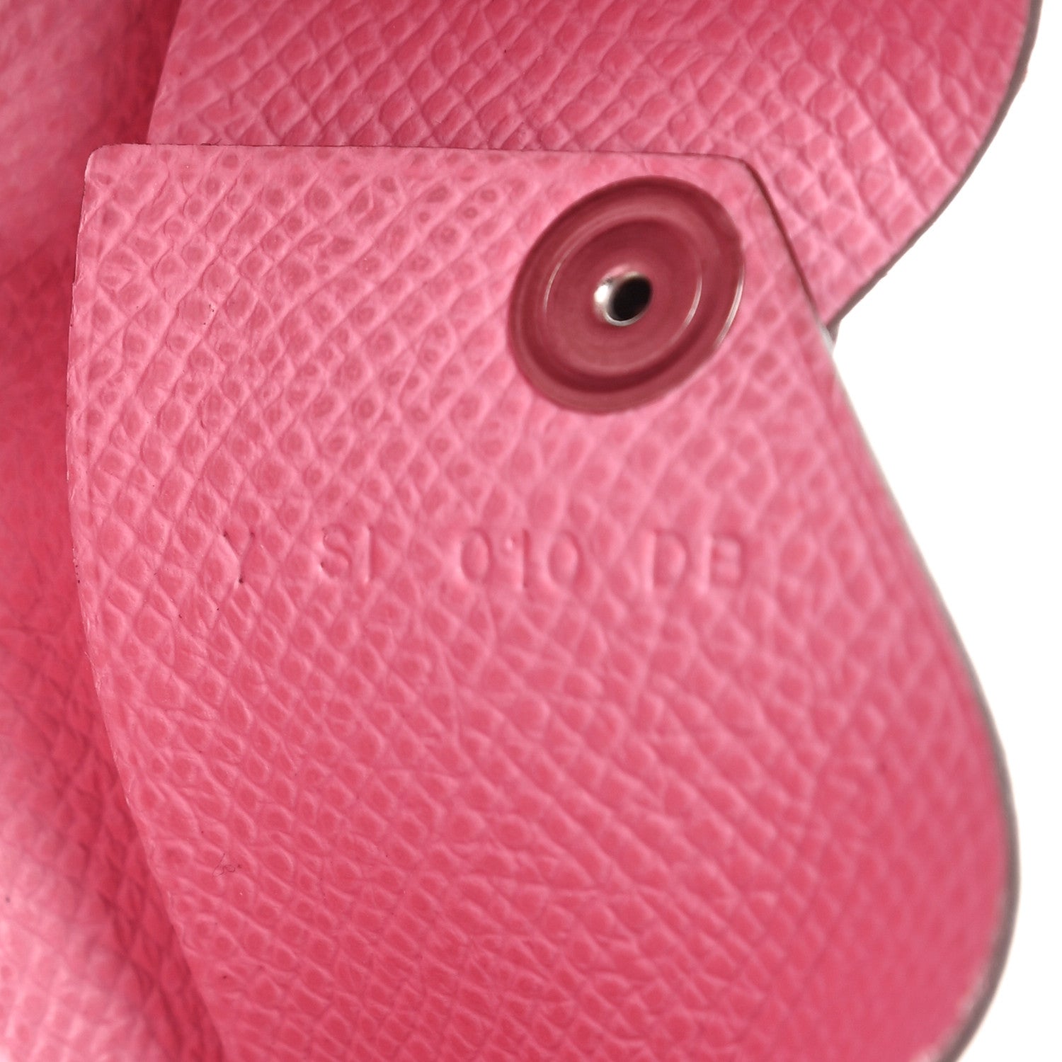 Hermes Epsom Calvi Card Case 5P Pink 7 of 8