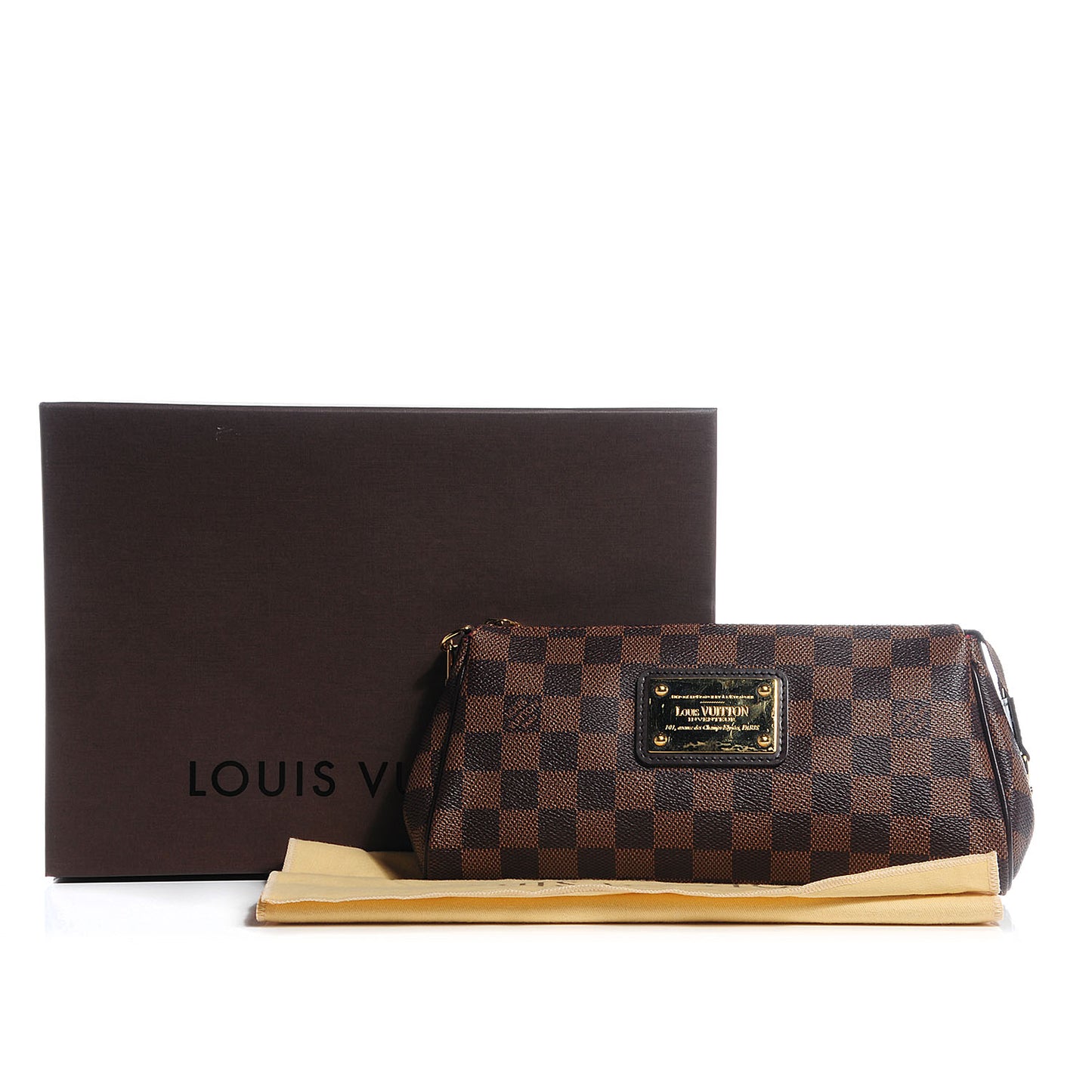 Damier Ebene Eva Clutch