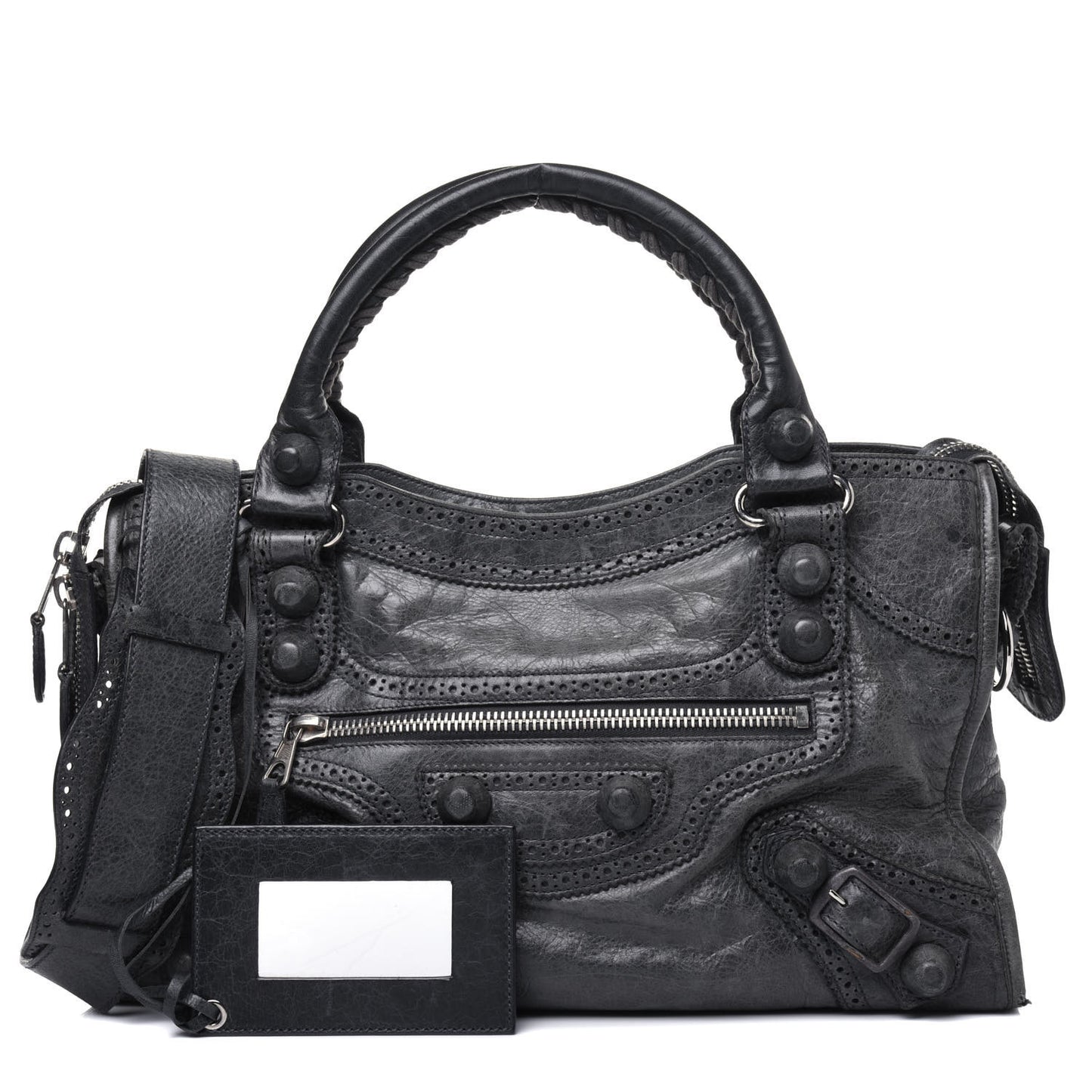 Agneau Giant Brogues Hardware City Anthracite