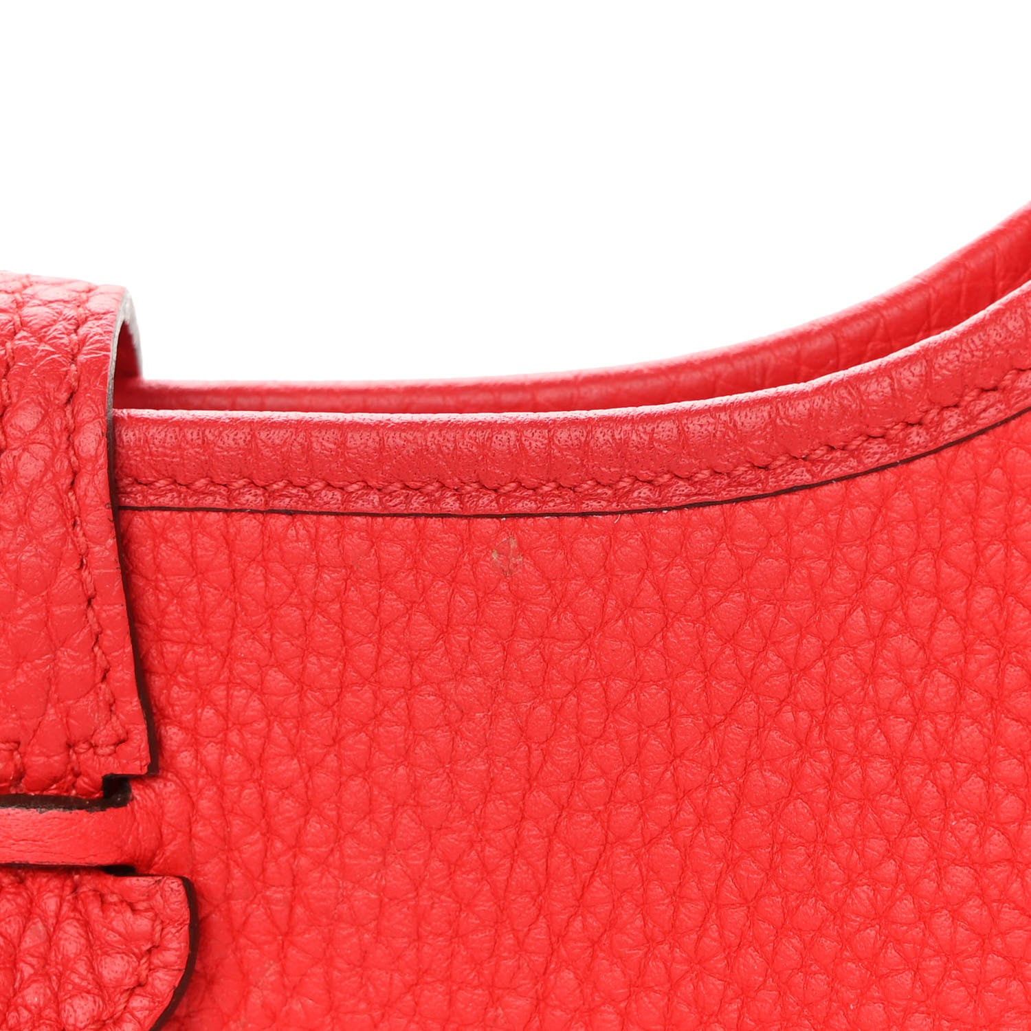Hermes Taurillon Clemence Evelyne TPM Rouge De Coeur 13 of 15