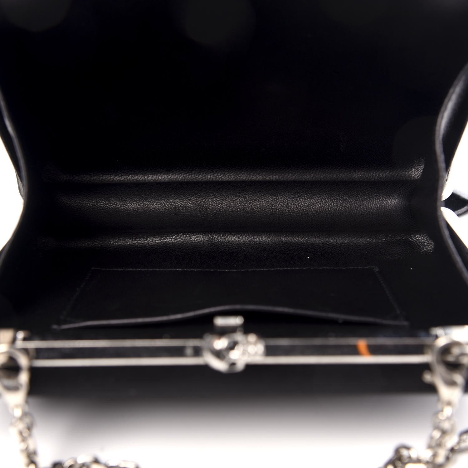 Alexander McQueen Satin Embellished Box Clutch Black 4 of 8