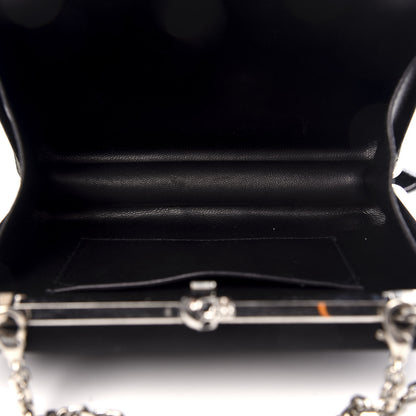 Alexander McQueen Satin Embellished Box Clutch Black 4 of 8