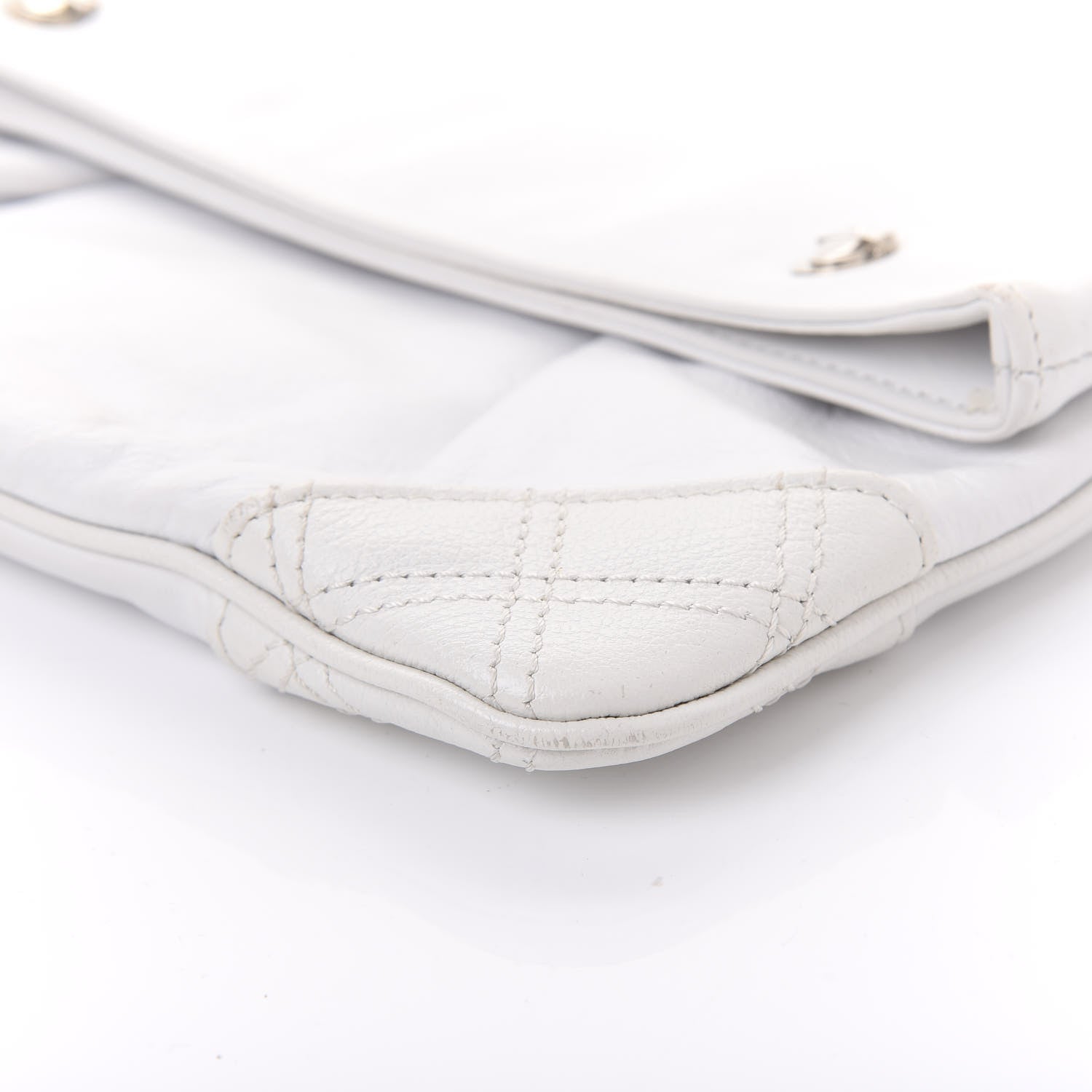 Marc Jacobs Calfskin Clutch White 8 of 9