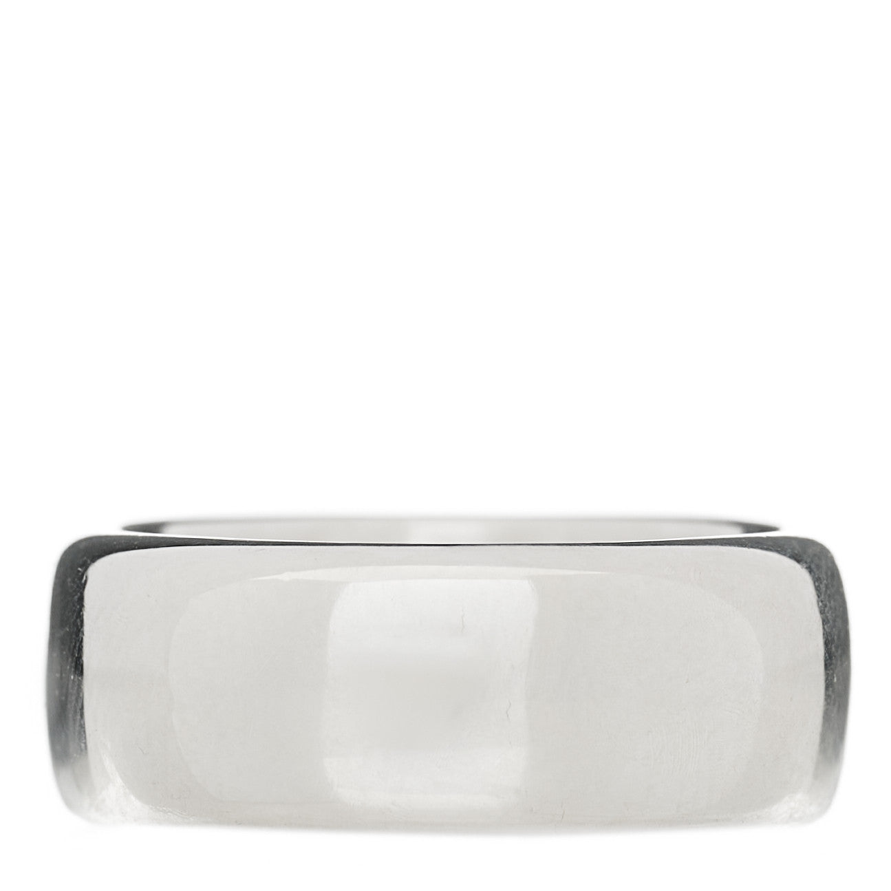 Tiffany Sterling Silver Rounded Square Cushion Band Ring 53 6.5 1071279 ...