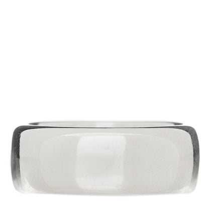 Tiffany Sterling Silver Rounded Square Cushion Band Ring 53 6.5 1 of 7