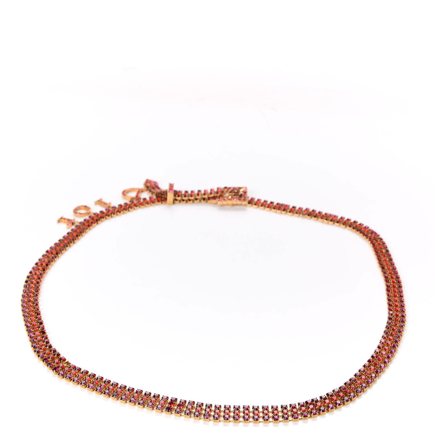 Christian Dior Crystal Charm Belt Multicolor 2 of 6