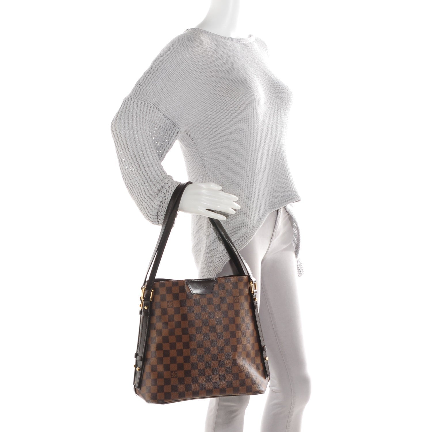 Louis Vuitton Damier Ebene Cabas Rivington 2 of 7