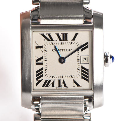 Cartier Stainless Steel 25mm Tank Francaise Quartz Watch 11 of 11