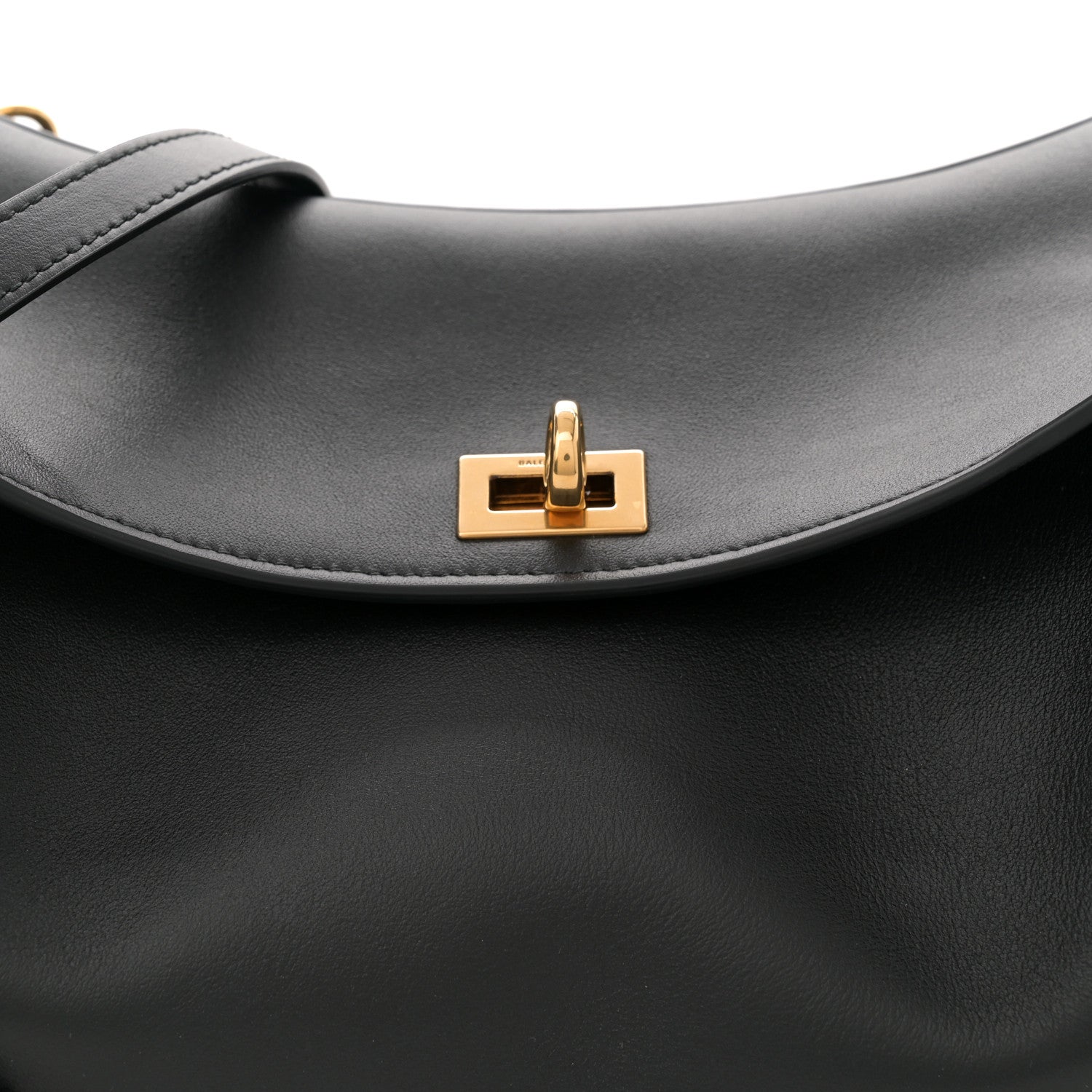 Balenciaga Natural Smooth Calfskin Rodeo Shoulder Bag Black 9 of 12