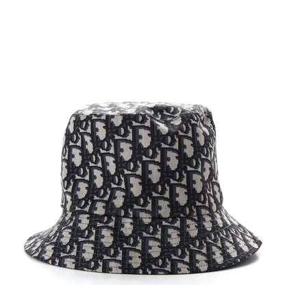 Christian Dior Oblique Reversible Teddy-D Brim Bucket Hat 57 Blue 4 of 9
