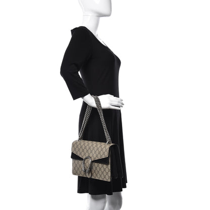 Gucci GG Supreme Monogram Small Dionysus Shoulder Bag Black 5 of 15
