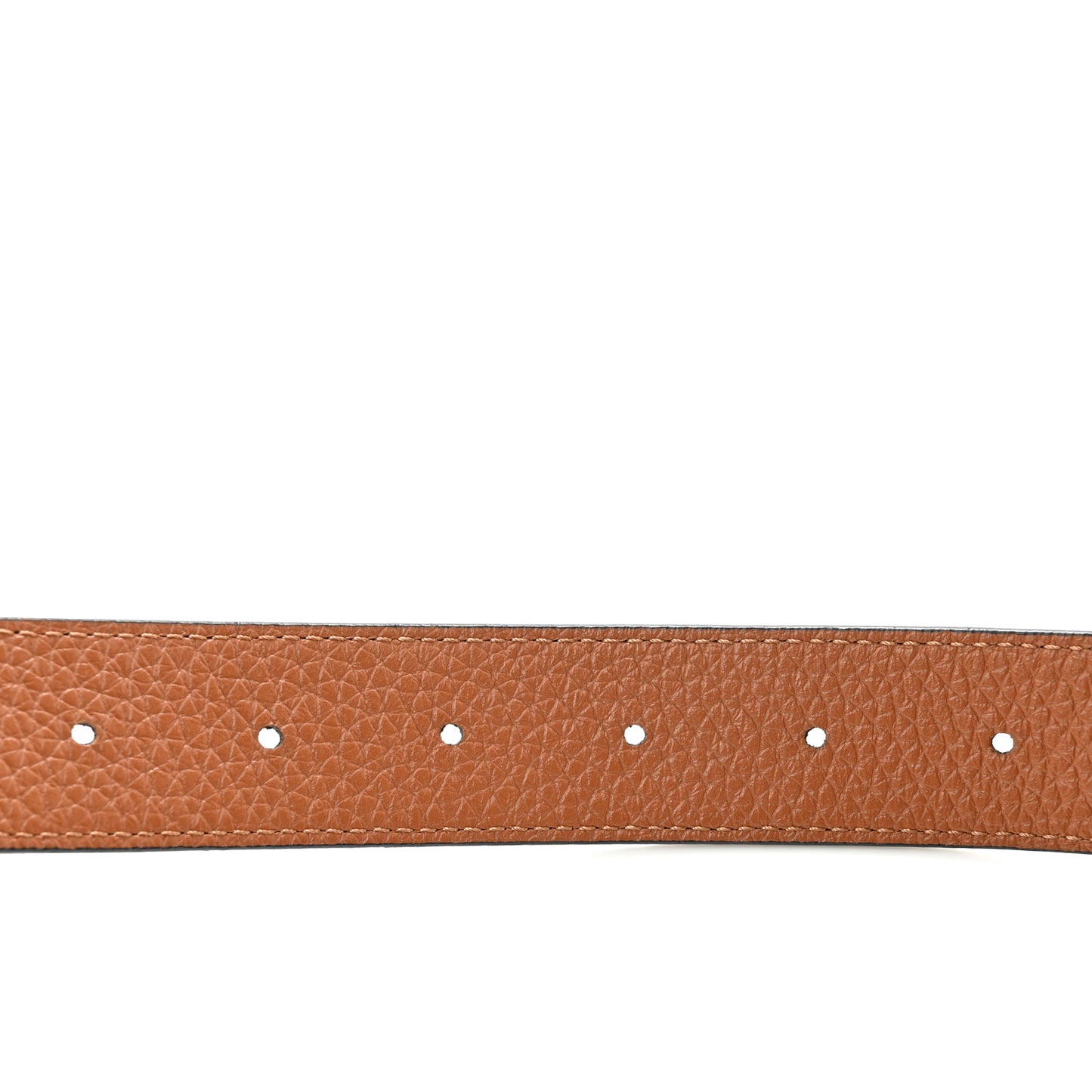 Taurillon Calfskin 30mm LV Initiales Reversible Belt 75 30 Black