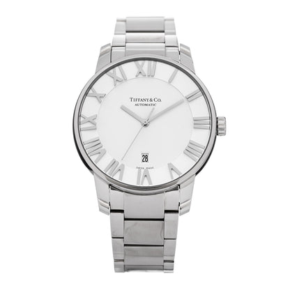 Tiffany Stainless Steel 42mm Atlas Automatic Watch 1 of 4
