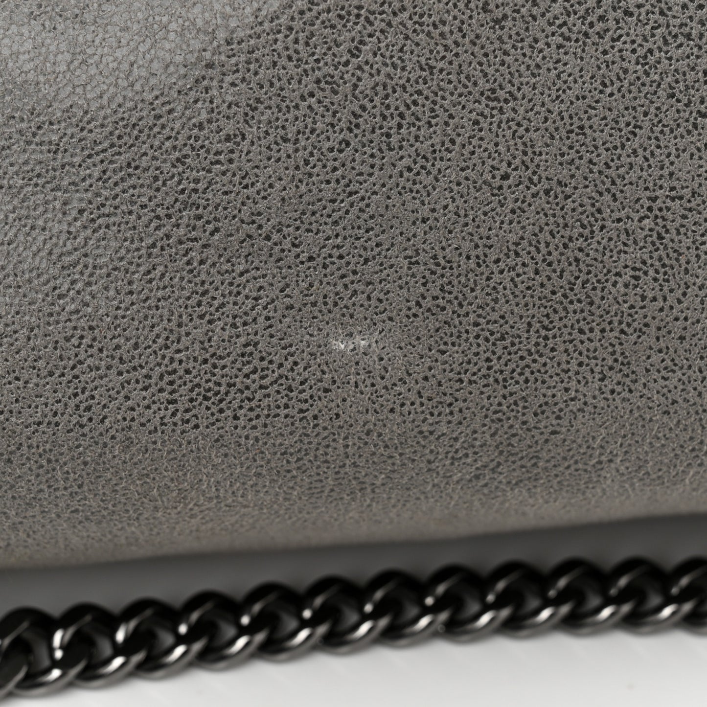 Shaggy Deer Falabella Fold Over Tote Grey
