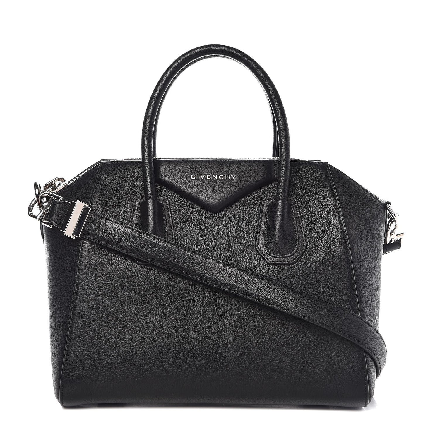 Sugar Goatskin Small Antigona Black