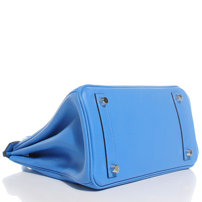 Hermes Swift Birkin 25 Bleu Paradis 5 of 21