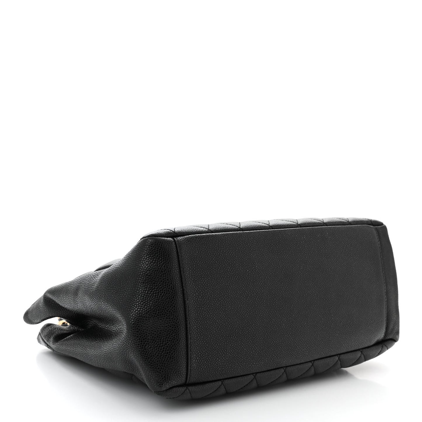 Caviar Quilted Grand Shopping Tote GST Black
