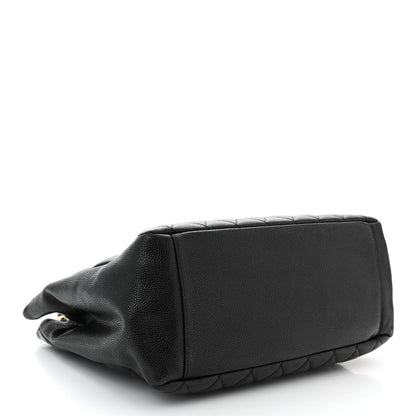 Chanel Caviar Quilted Grand Shopping Tote GST Black 4 of 10