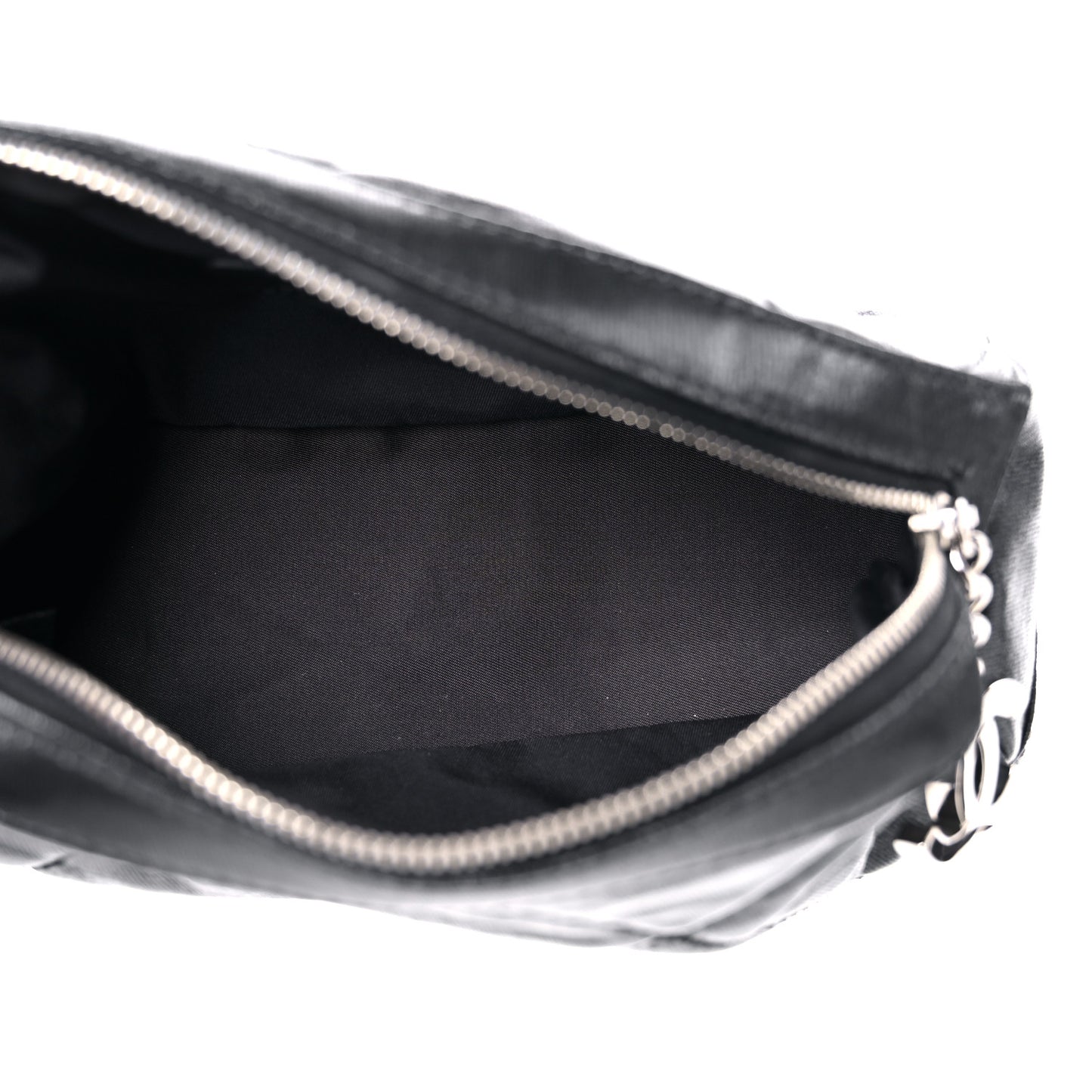 Coated Canvas Biarritz Cosmetic Case Black