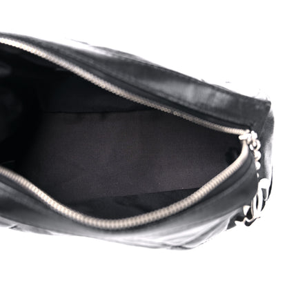 Chanel Coated Canvas Biarritz Cosmetic Case Black 5 of 13