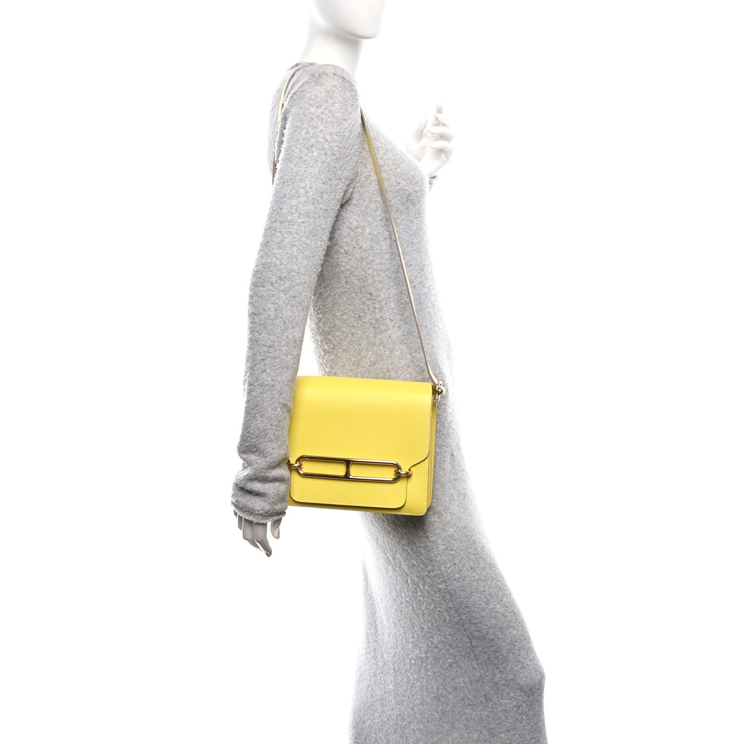 Hermes Evercolor Sac Roulis 23 Lime 2 of 9