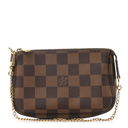 Louis Vuitton Damier Ebene Mini Pochette Accessories 1 of 8