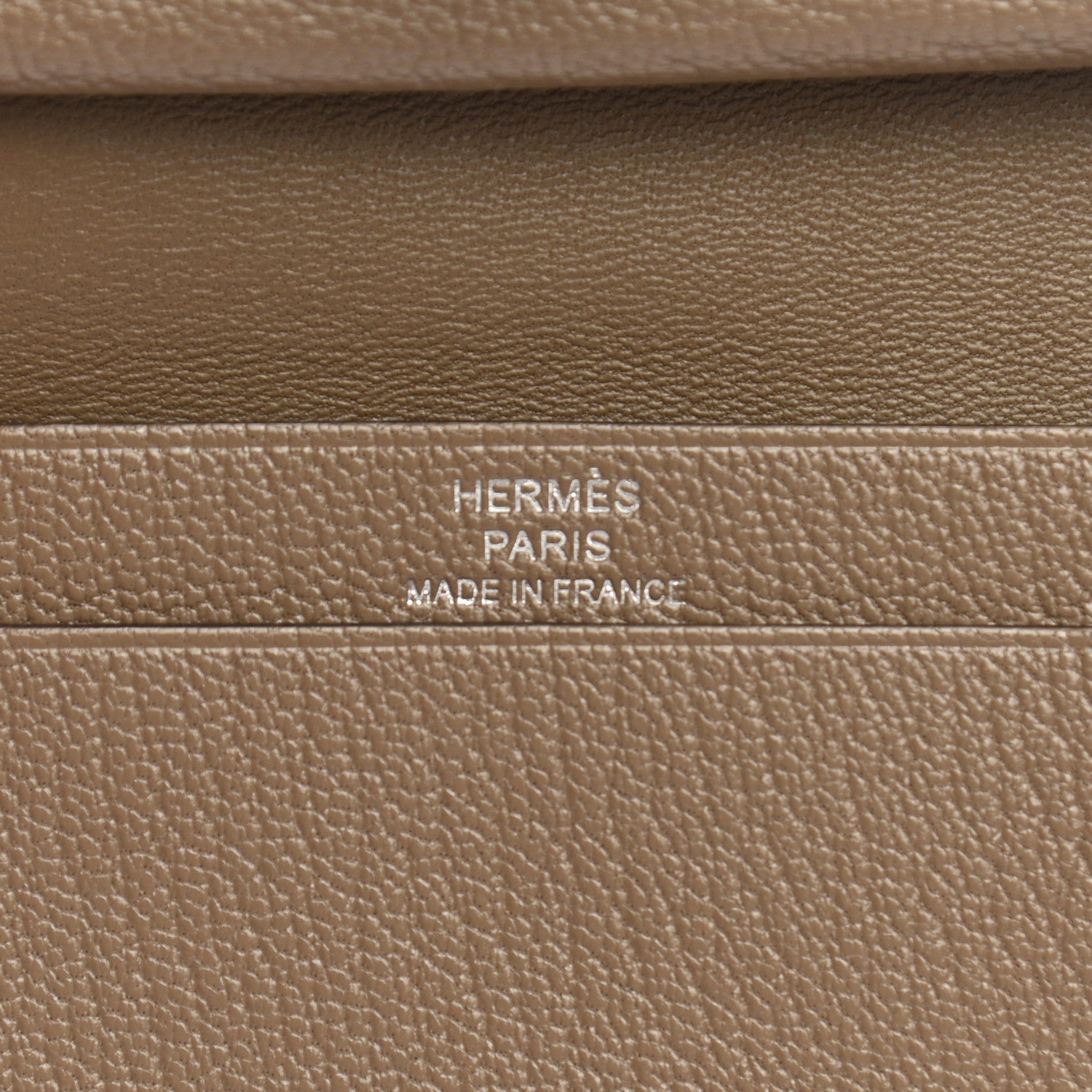 Hermes Chevre Mysore Mini Bearn Wallet Etoupe 5 of 7