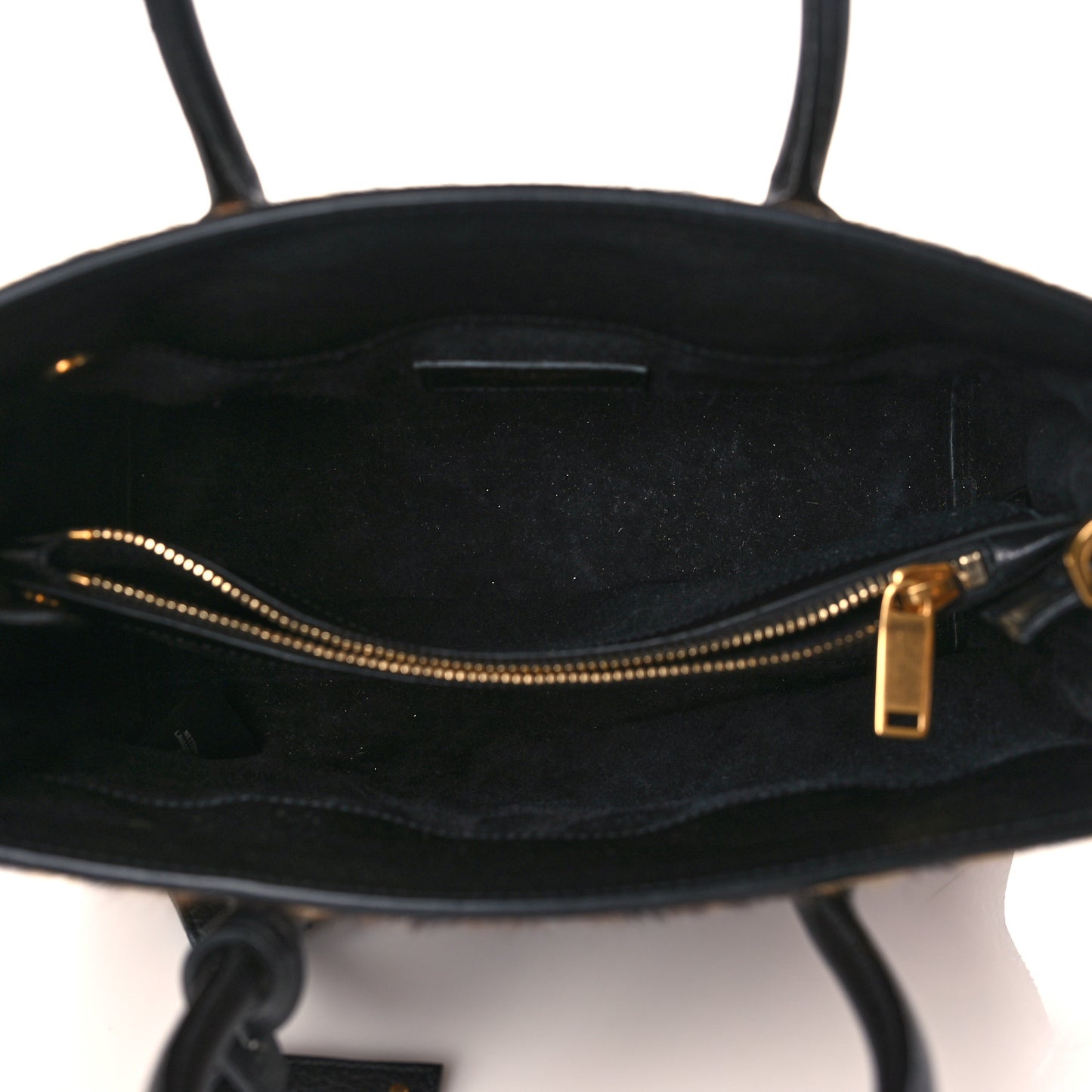 Pony Effect Calfskin Leopard Print Baby Supple Sac De Jour