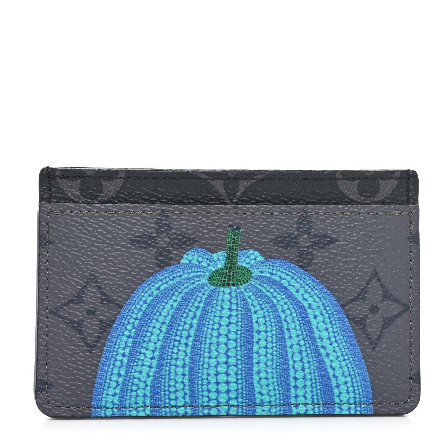 Louis Vuitton LV X YK Monogram Eclipse Reverse Pumpkin Card Holder 1 of 9