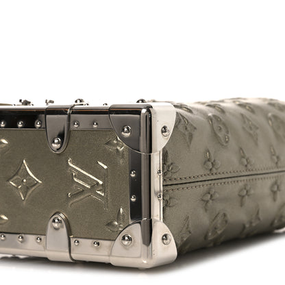 Louis Vuitton Calfskin Debossed Monogram Side Trunk Light Gold 9 of 12