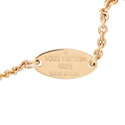 Louis Vuitton Metal LV Eclipse Bracelet Gold 3 of 5