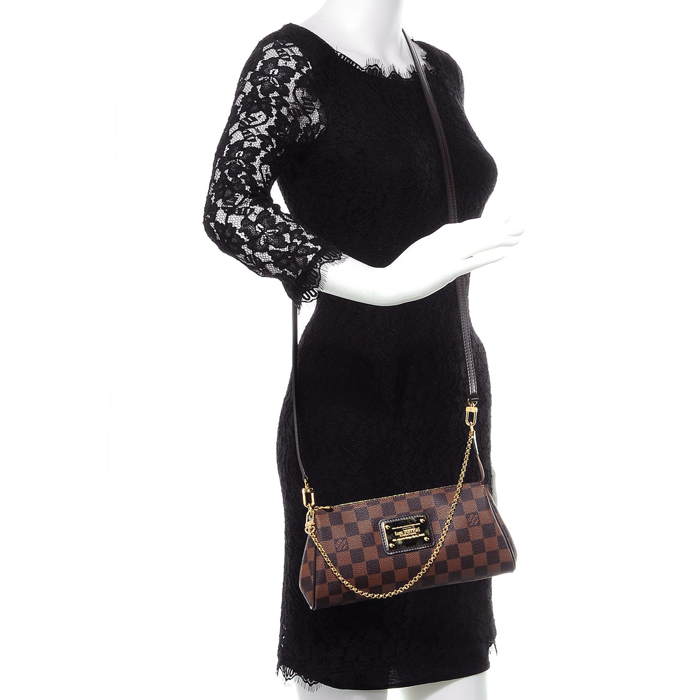 Damier Ebene Eva Clutch