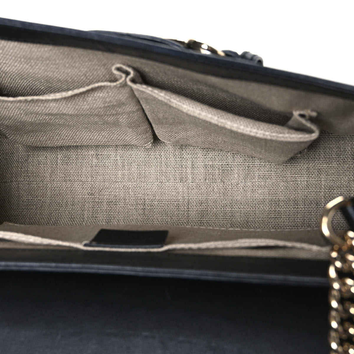 Gucci Microguccissima Medium Emily Chain Shoulder Bag Black 5 of 10