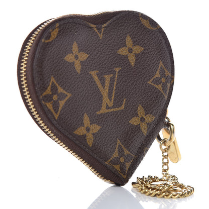 Louis Vuitton Monogram Leopard Coeur Heart Coin Purse Blanc Corail 3 of 8