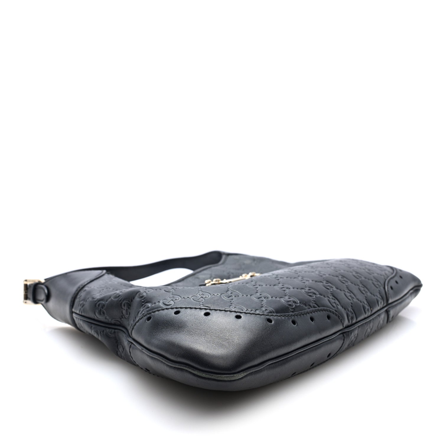 Gucci Guccissima Punch Hobo Black 4 of 10