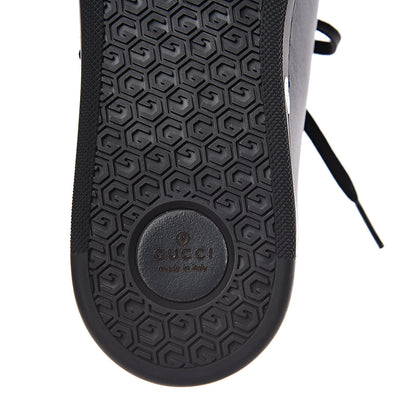 Gucci Calfskin Womens Interlocking G Sneakers 40 Black 7 of 8
